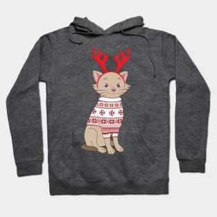 christmas cat Hoodie